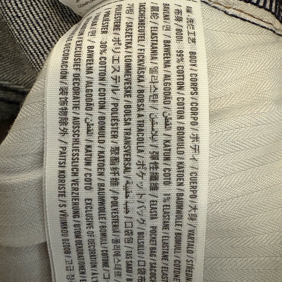 “Rinse” Abercrombie & Fitch dark wash high rise Straight Leg Jeans - Picture 8 of 9